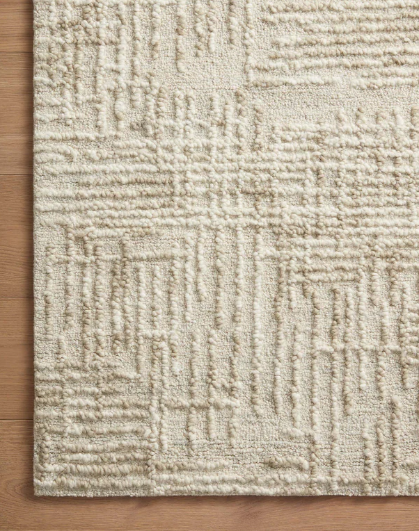 Tallulah Rug in Natural/Sage: Up-Close Product View