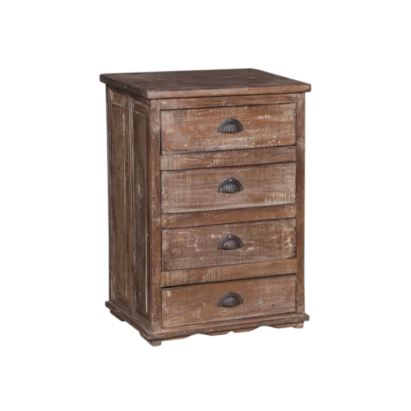 Teak Chest with Drawers