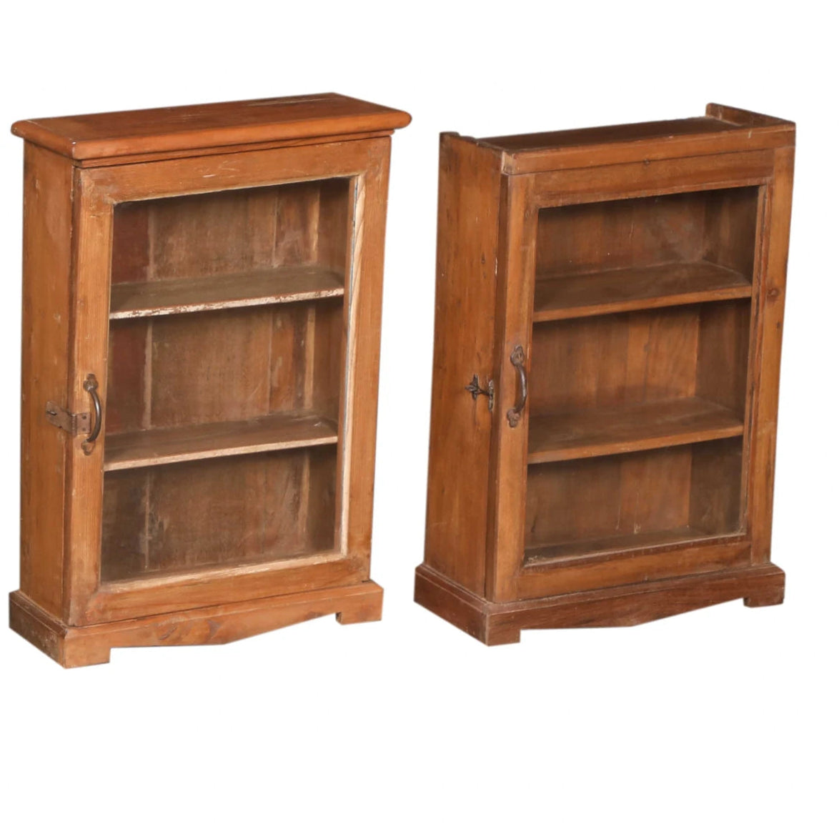 Wooden Display Cabinet with Glass-Style D: Product View