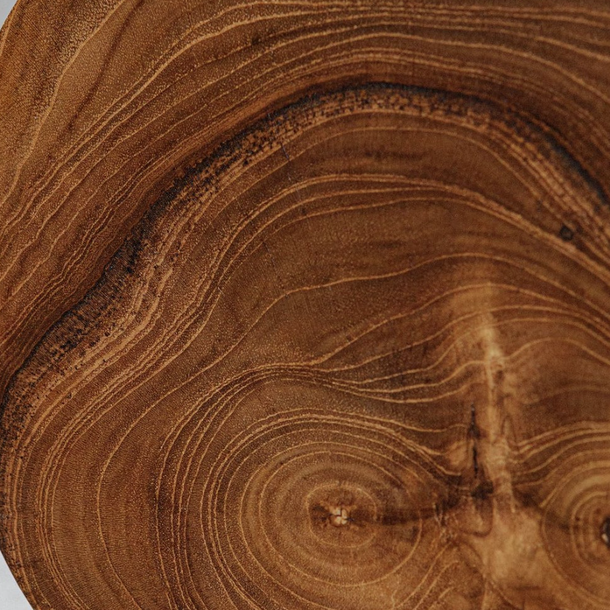 Teak & Noir Bookends: Teak Wood Product Finish