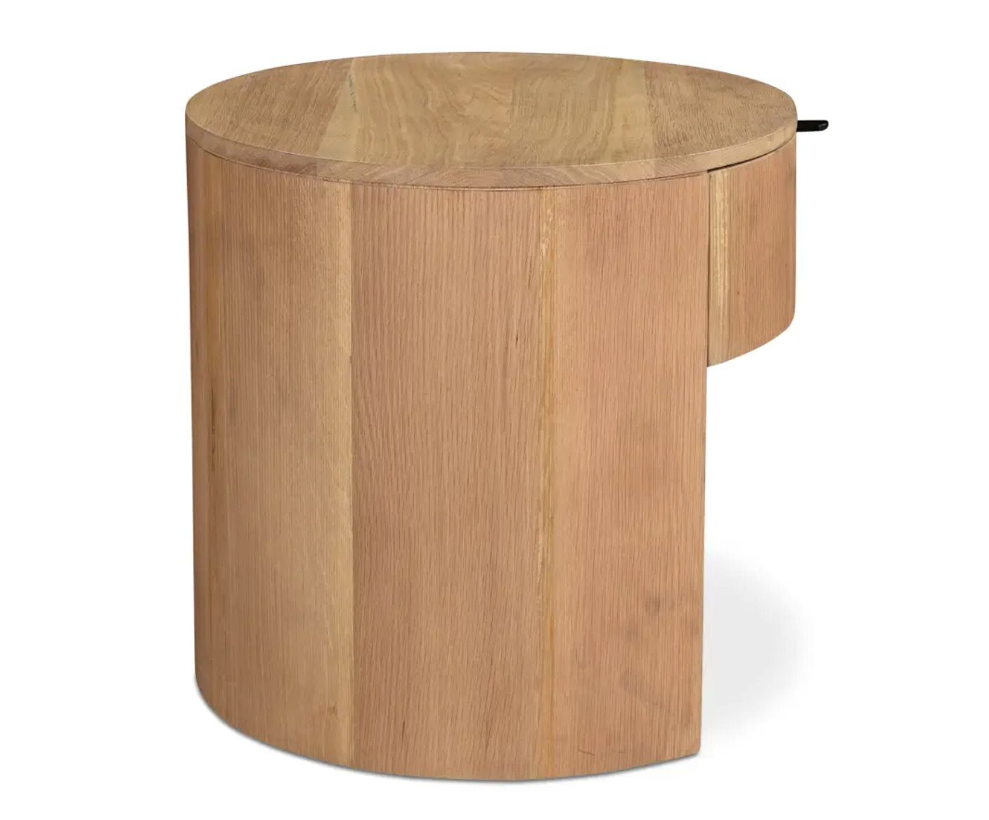 Theo One Drawer Nightstand: Product Side View