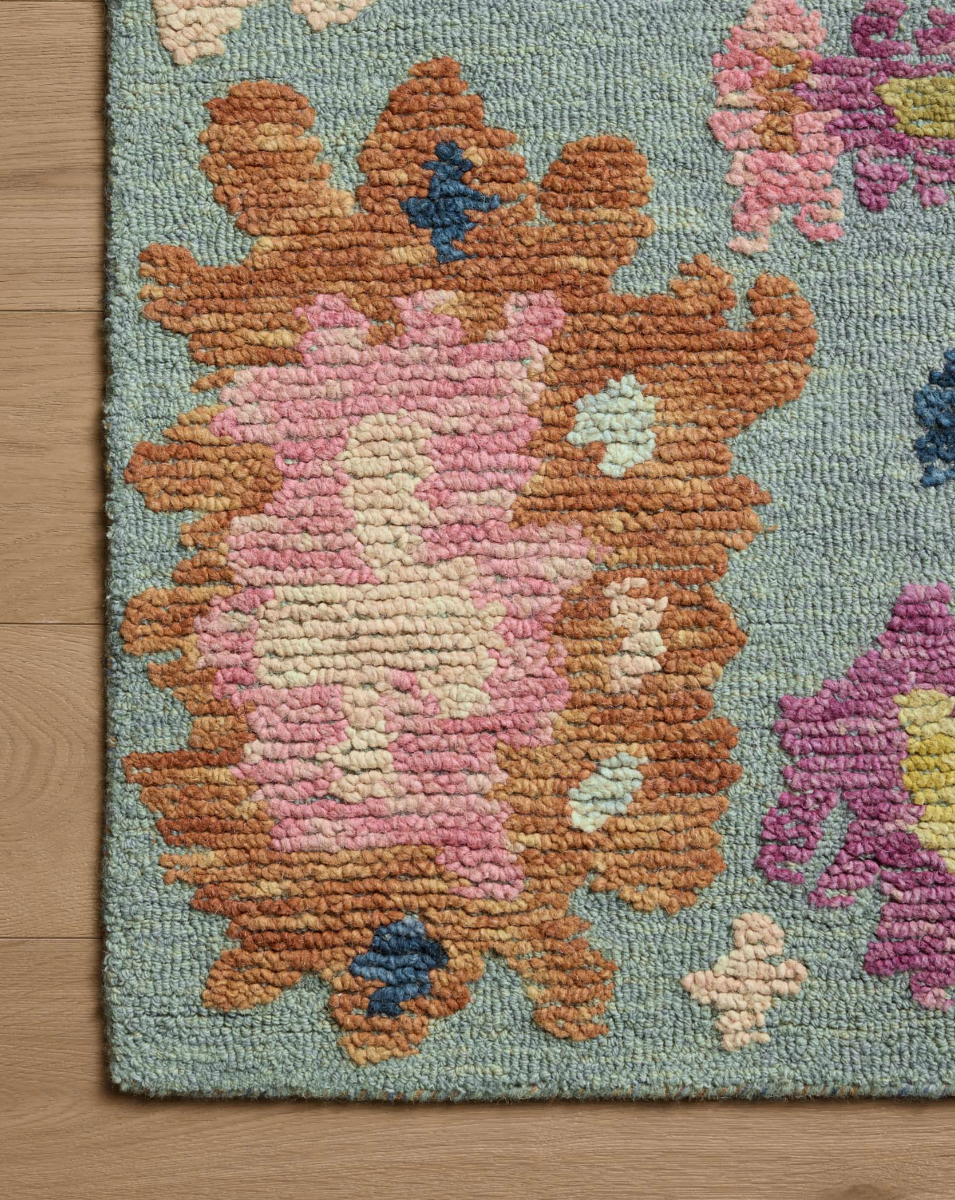 Tilly Rug in Spa/Multi: Pattern View