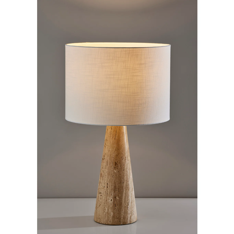 Travis Tall Table Lamp: Light-On Product View