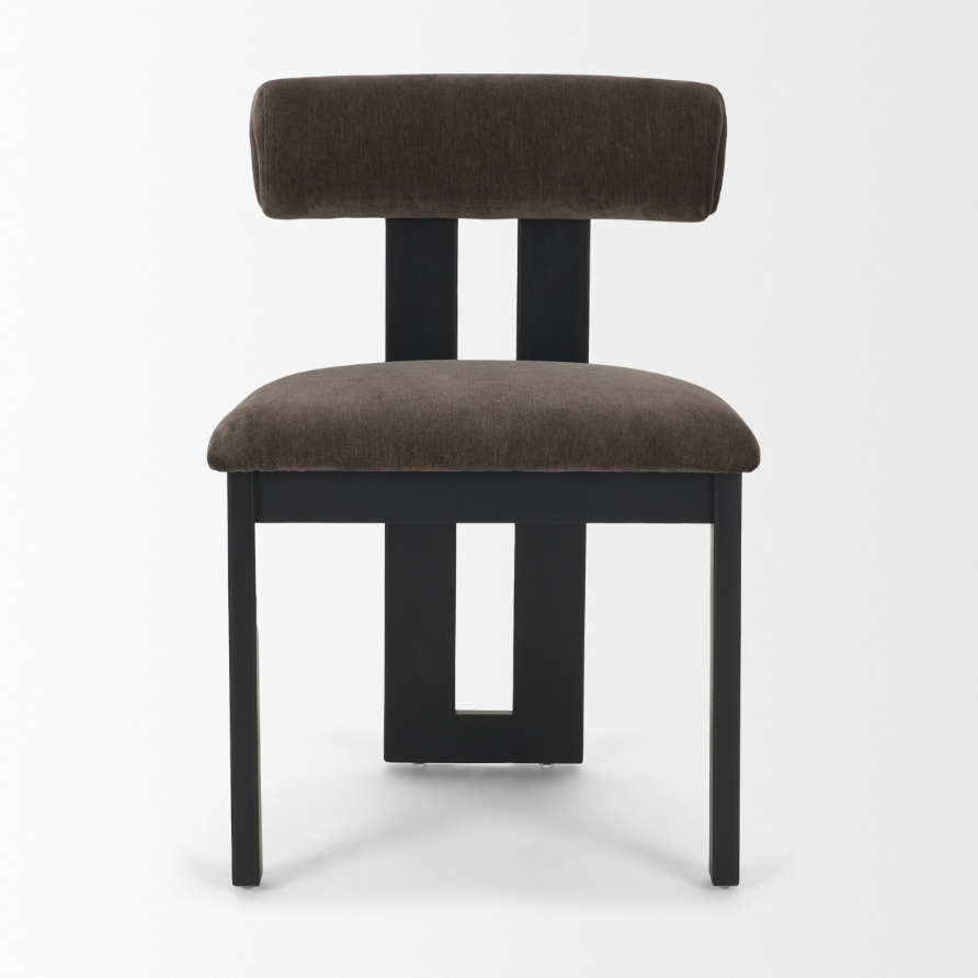 Tribeca Curve Open Back Dining Chair: Front Product View