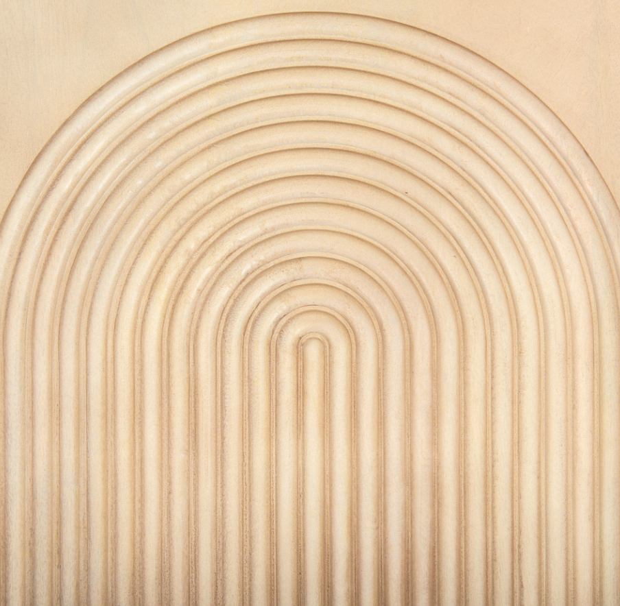 Tucker Four-Door Sideboard: Carved Arch Pattern