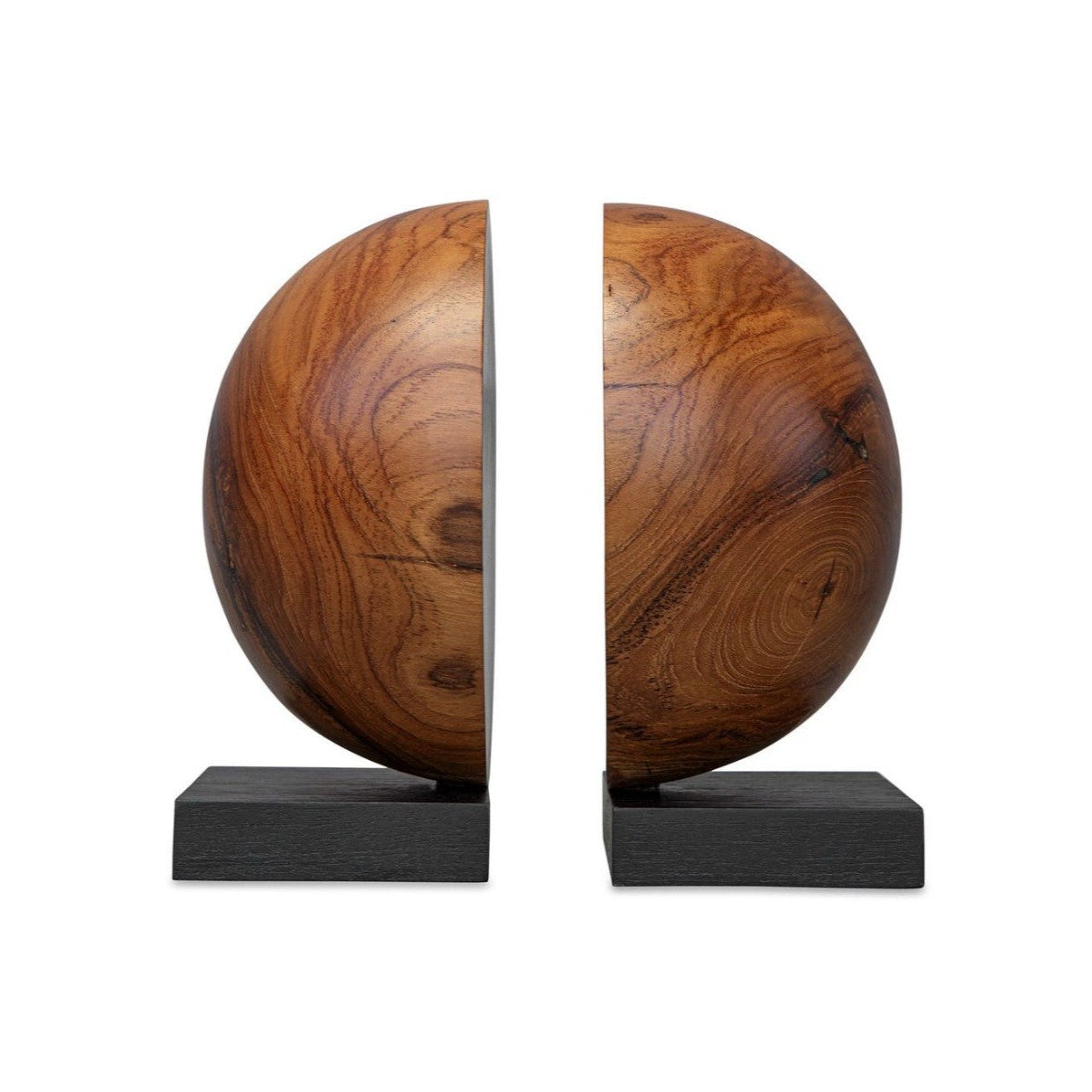 Teak & Noir Bookends: Available at City Home PDX