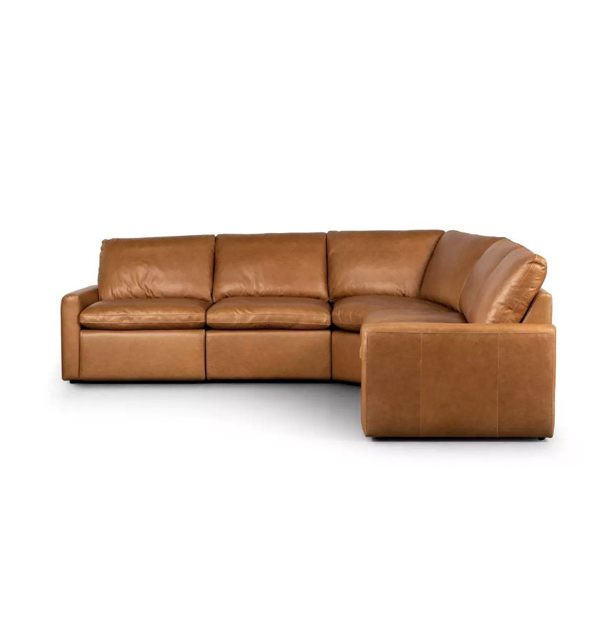 Tillery Power Recliner 5-Piece Sectional in Sonoma Butterscotch: 2nd Product View