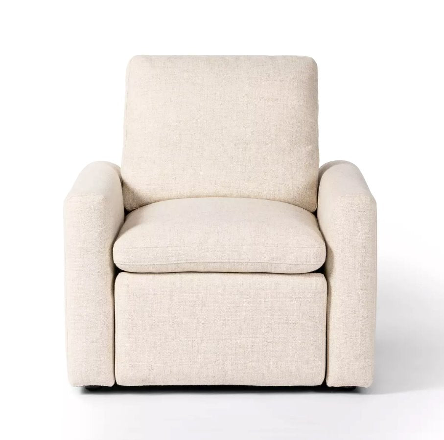 Tillery Power Recliner Accent Chair in Antigo Natural: Front Product View