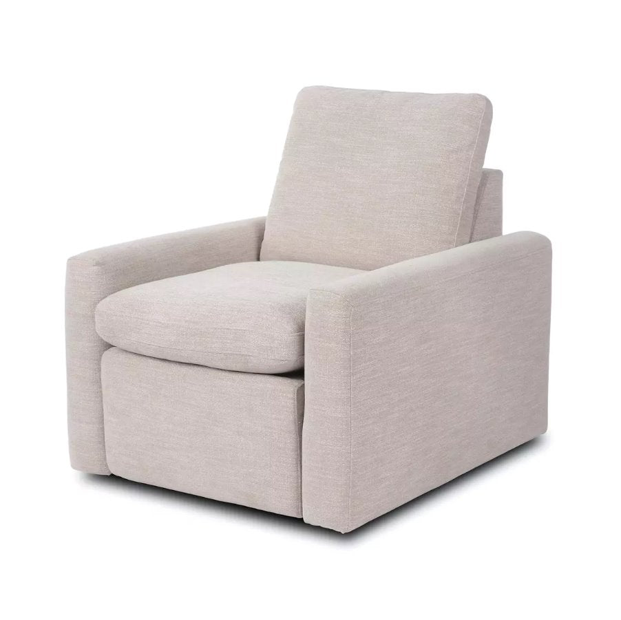 Tillery Power Recliner Accent Chair: In Laken Stone Finish