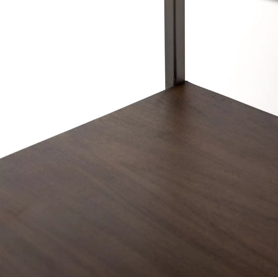 Trey Modular Wide Bookcase: Open Shelving View