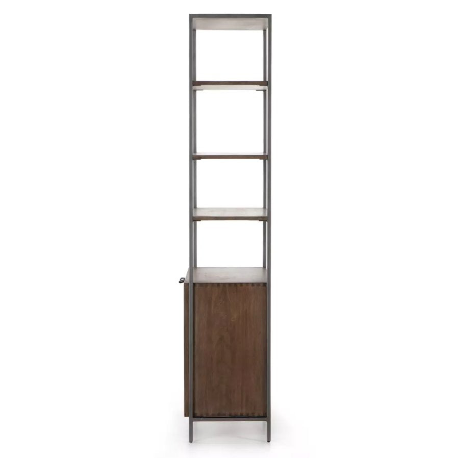 Trey Modular Wide Bookcase: Product Side View