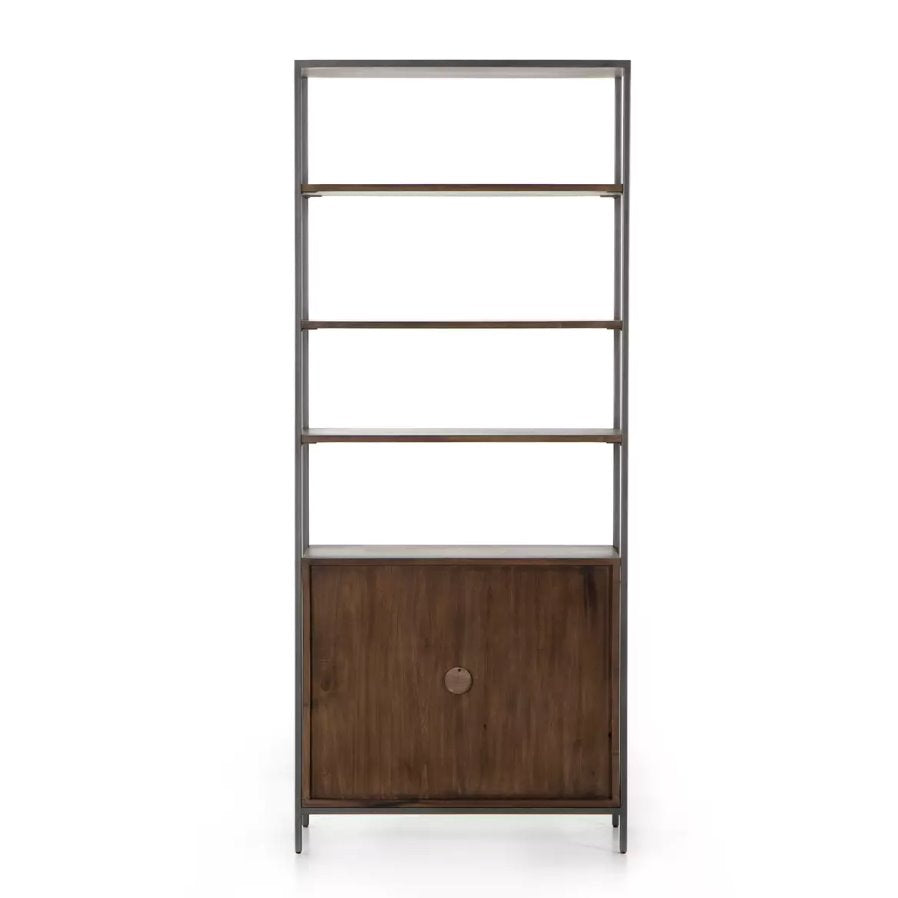 Trey Modular Wide Bookcase: Product Back View