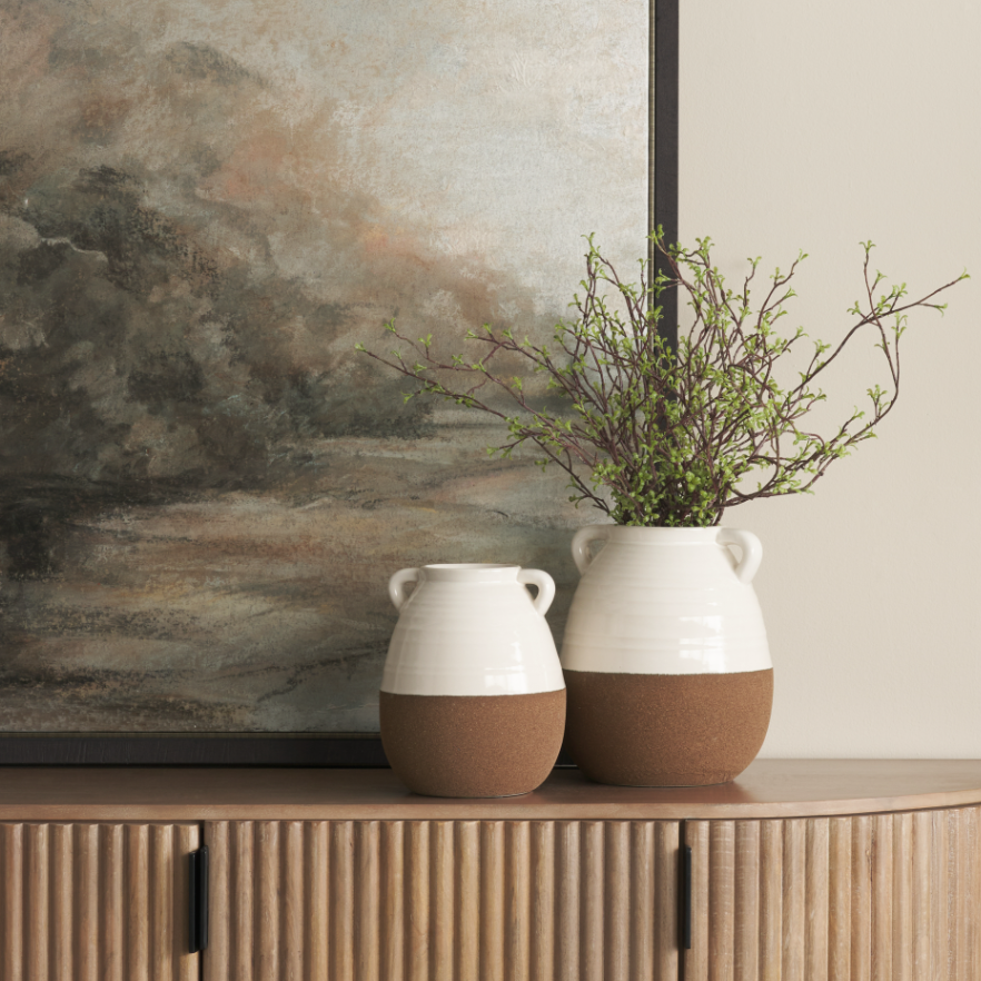 Tryna Ceramic Vase: Different Size Product Style View