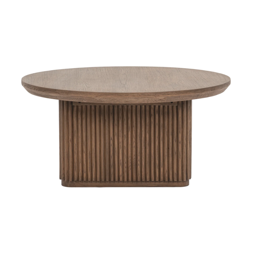 Vander Round Coffee Table: Product Side View