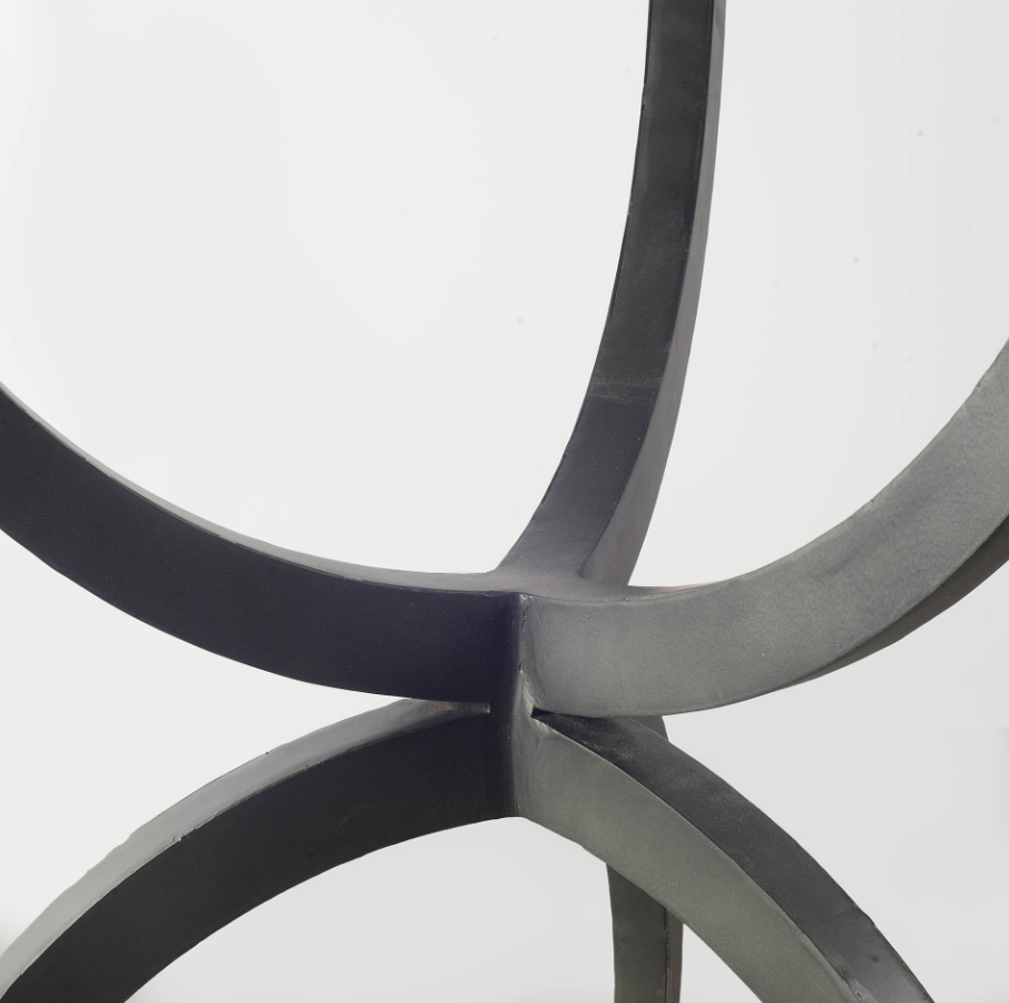 Veneto 40" Round Dining Table: Arched Product Base View