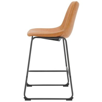 Vesta Counter Stool in Vintage Cedar: Product Side View