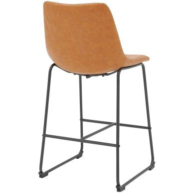 Vesta Counter Stool in Vintage Cedar: Product Back View