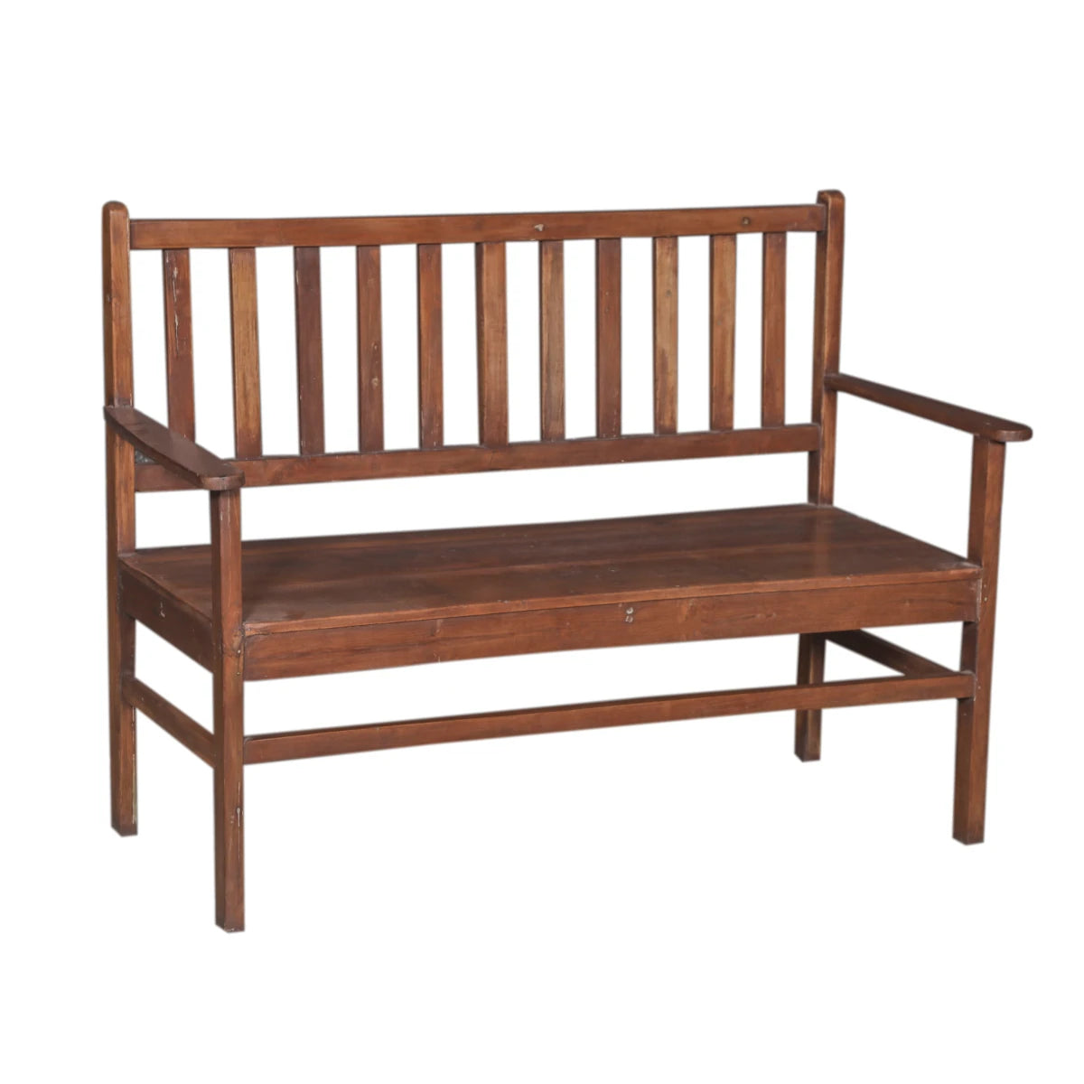 Vintage Teak Bench: Available at City Home PDX