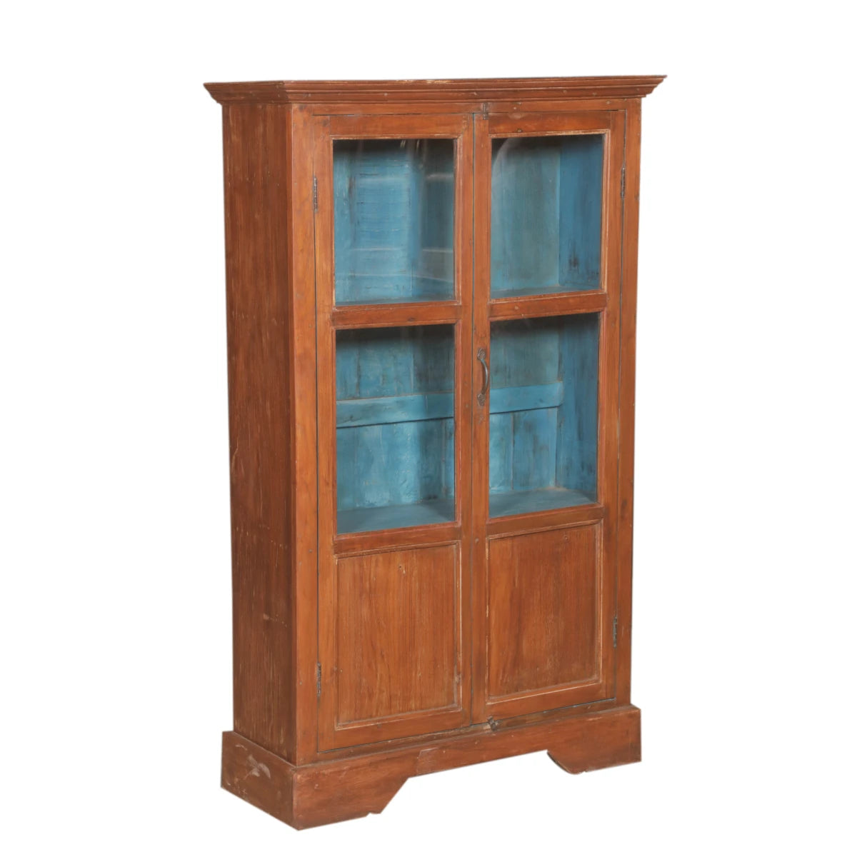 Hand Painted Teak Cabinet: Available at City Home PDX