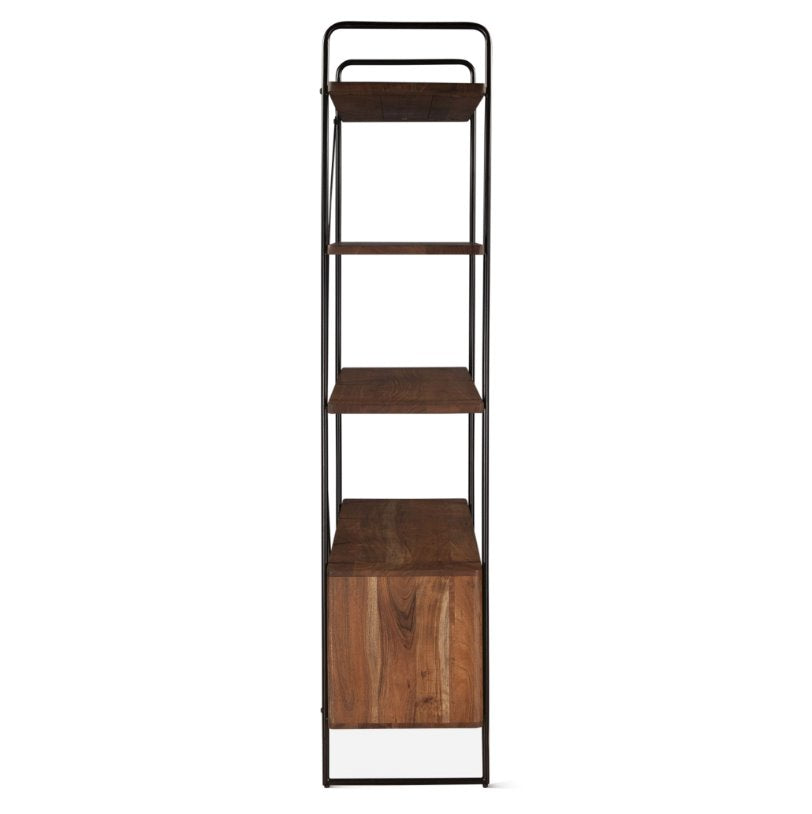 Verbania 46" Bookshelf" Product Side View