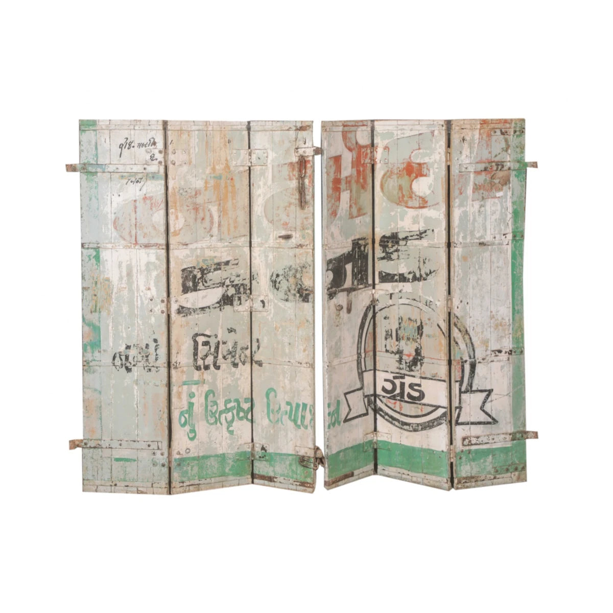 Artisan Painted Wooden Panel: Available at City Home PDX