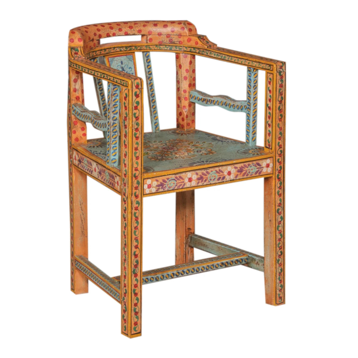 Hand-Painted Chair: Available at City Home PDX