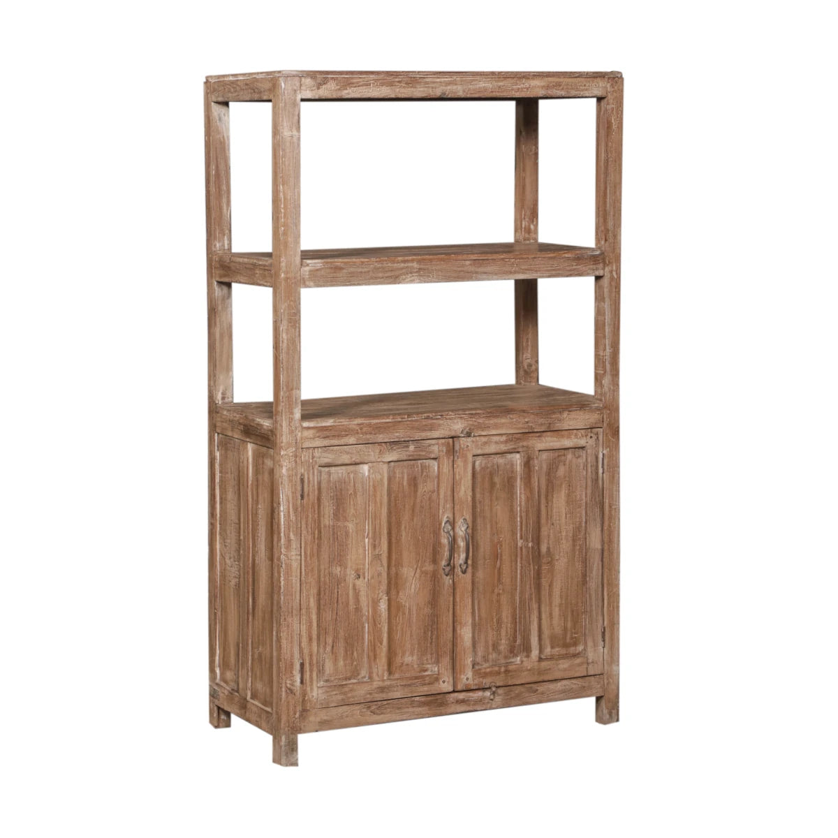 Teak Rack with Cabinet: Available at City Home PDX