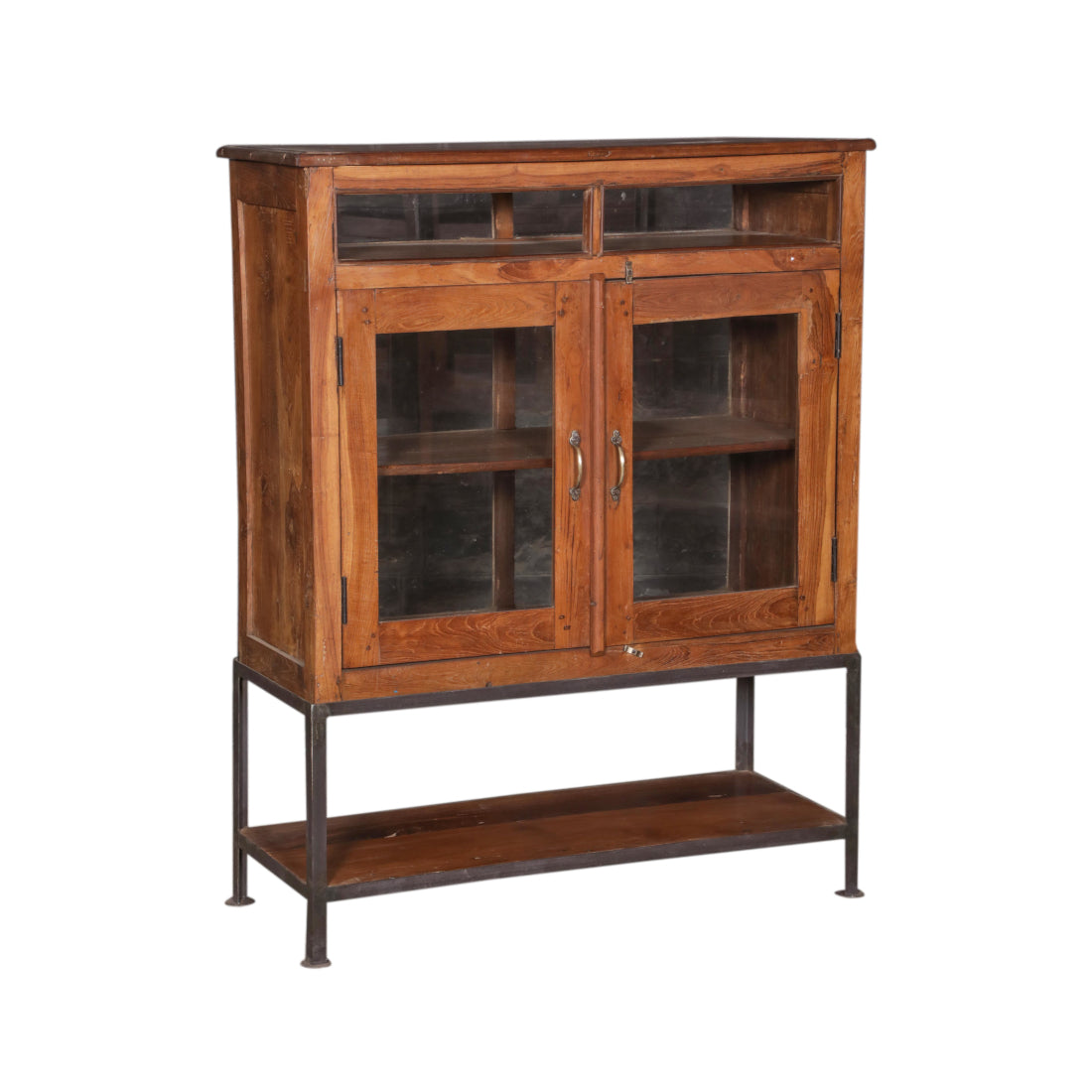 Wooden Sideboard with Iron Stand-Style One: Available at City Home PDX