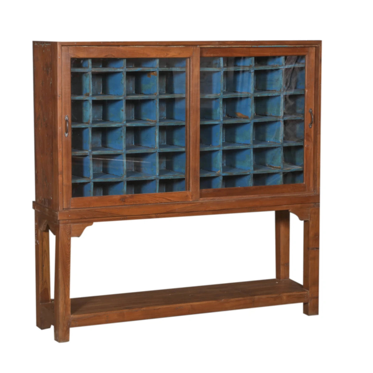 Hand Painted Teak Cabinet-Style Two: Product View