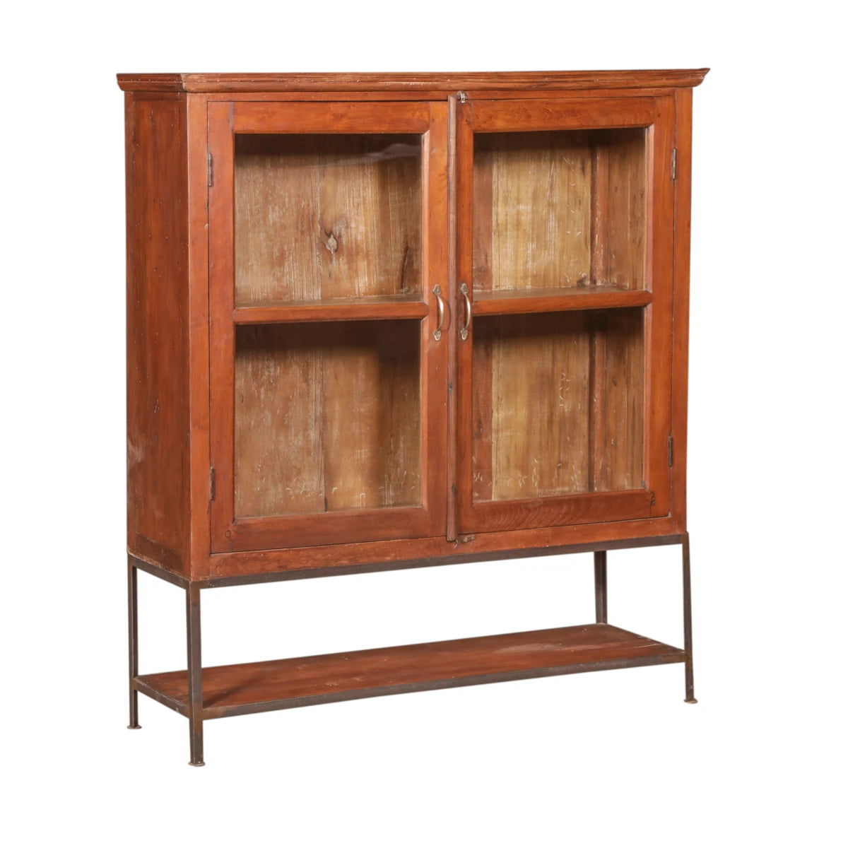 Reclaimed Teak Sideboard with Iron Stand: Available at City Home PDX