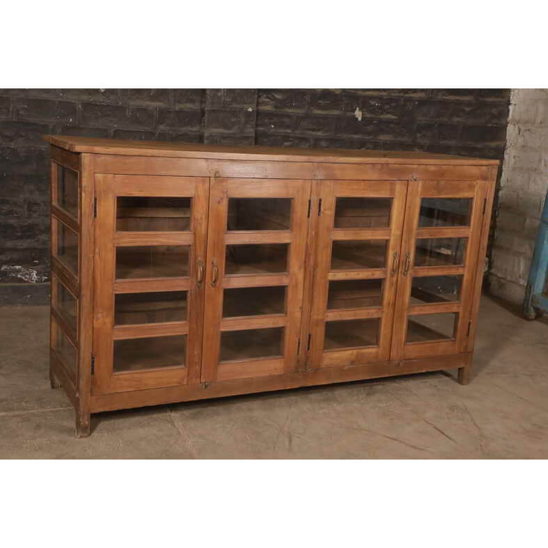 Wooden Cabinet with Glass