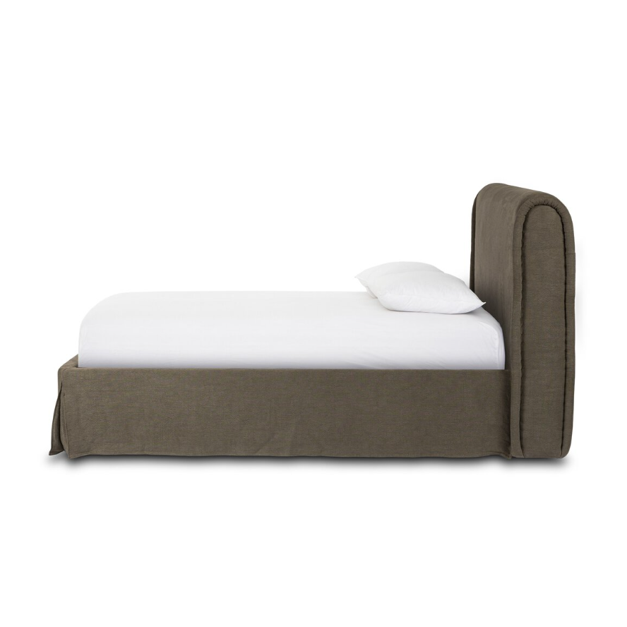 Amber Lewis X Four Hands Wyndham Queen Bed: Product Side View