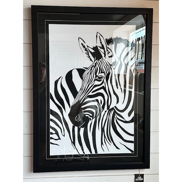 Bold Stripes Zebra Wall Art - shop art at City Home