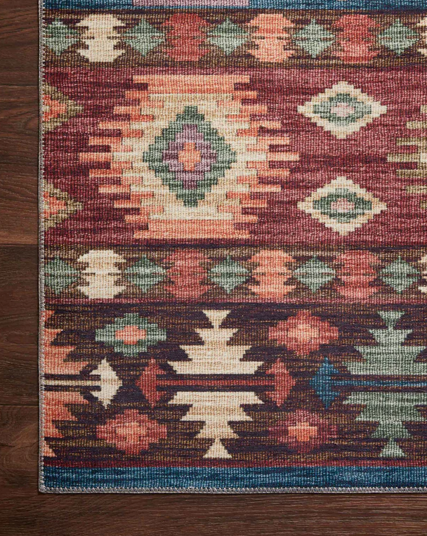 Zion Rug in Fiesta/Multi: Front Product View