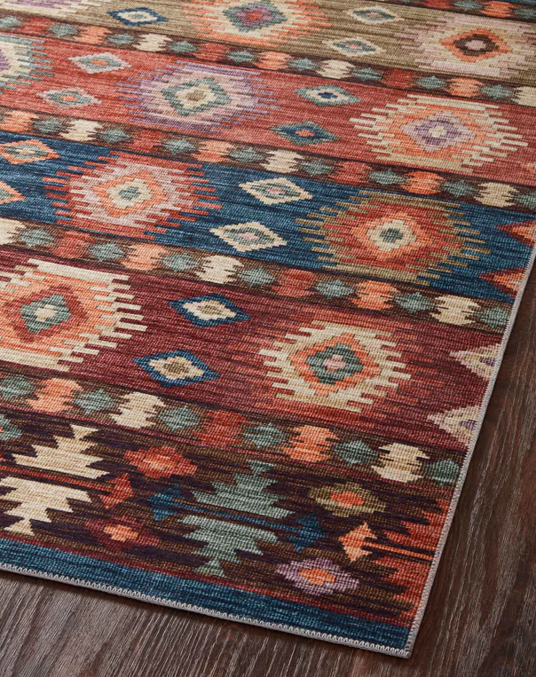 Zion Rug in Fiesta/Multi: Product Pattern View