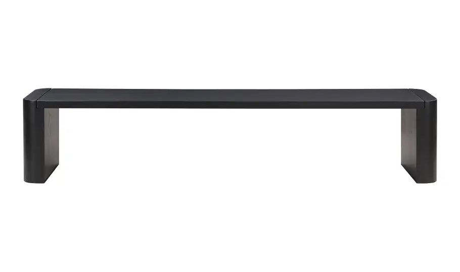 Post Dining Bench in black - available at City Home