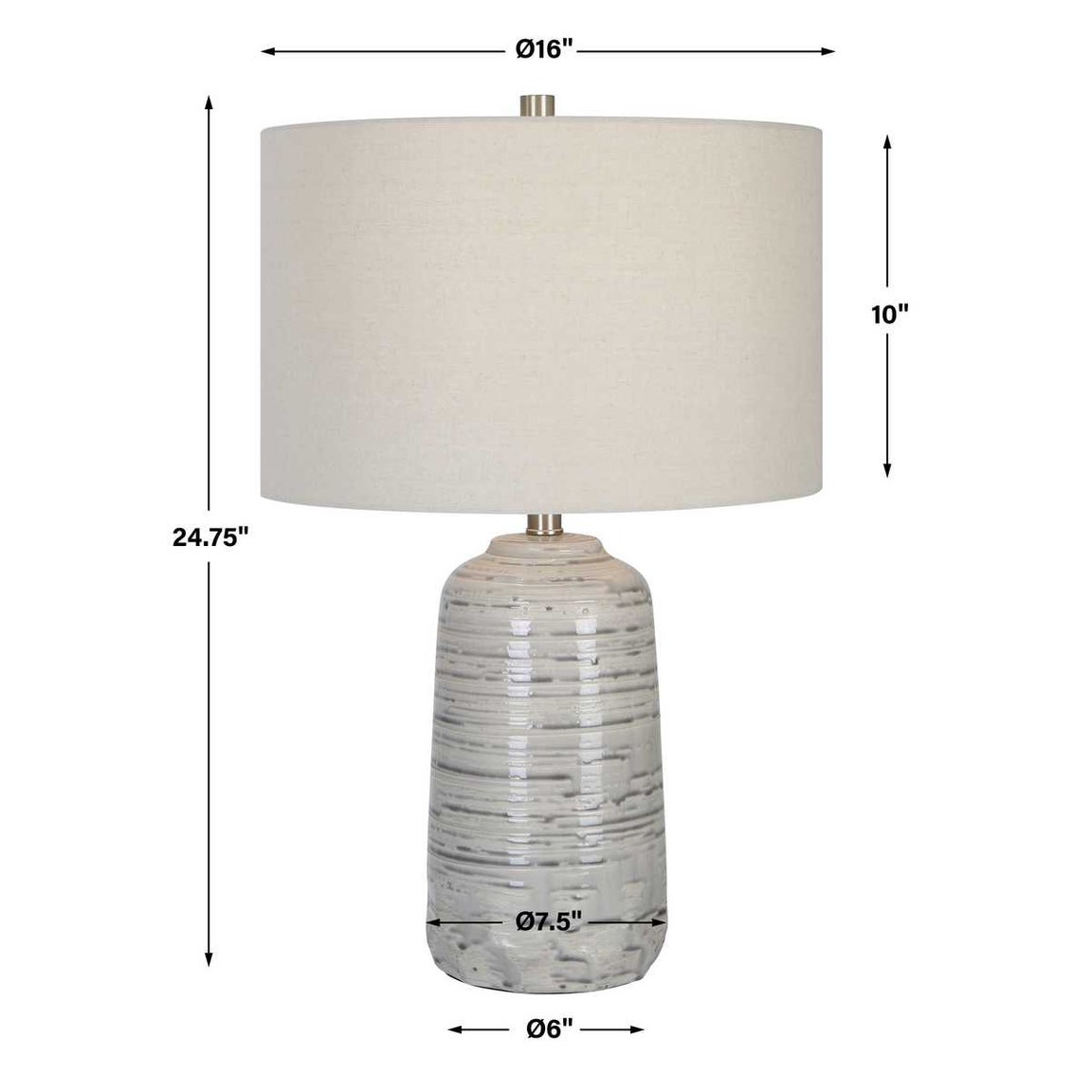 Cyclone Table Lamp - dimensions