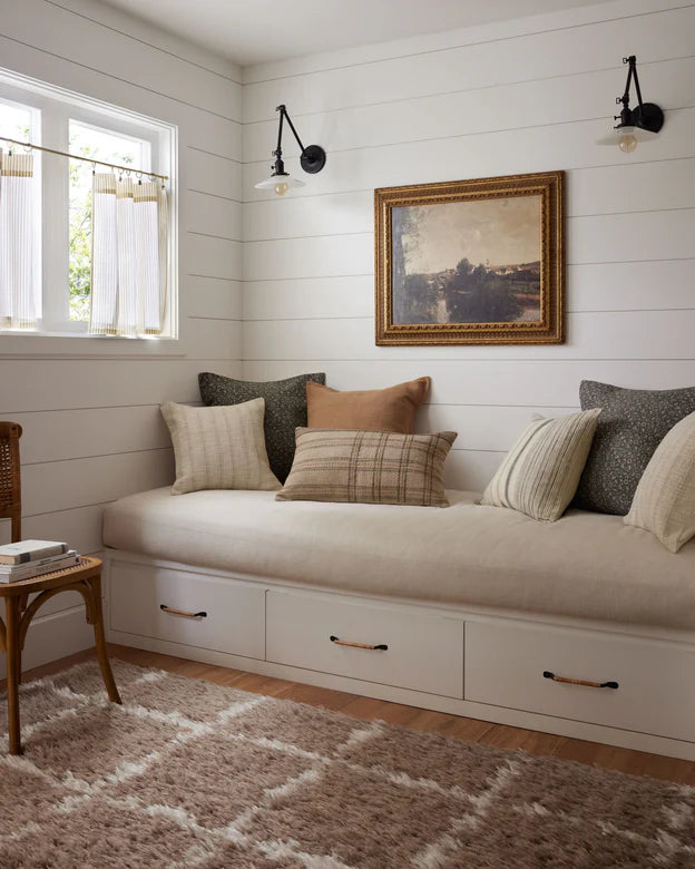 Angela Rose × Loloi Calista Pillow - styled on a daybed