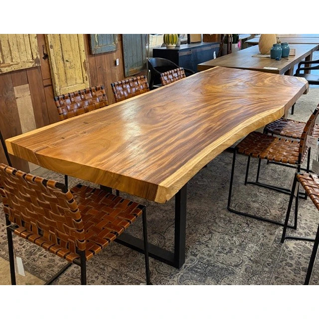 Chamcha Wood Dining Table: Available at City Home PDX
