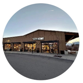 City Home showroom in Bend, Oregon – stylish furniture and decor for Central Oregon homes.