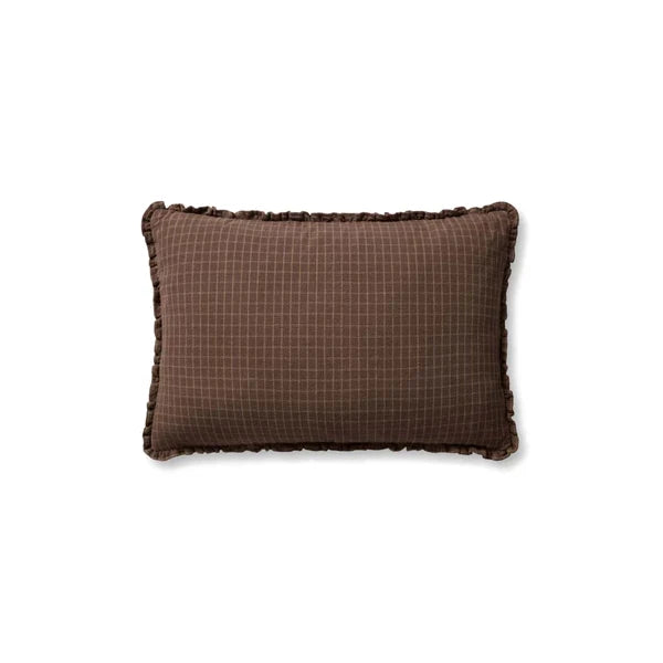 Dinah Pillow in chocolate - available at City Home
