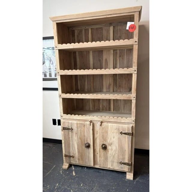 Tall Washed Wood Cabinet - shop discount cabinets at City Home