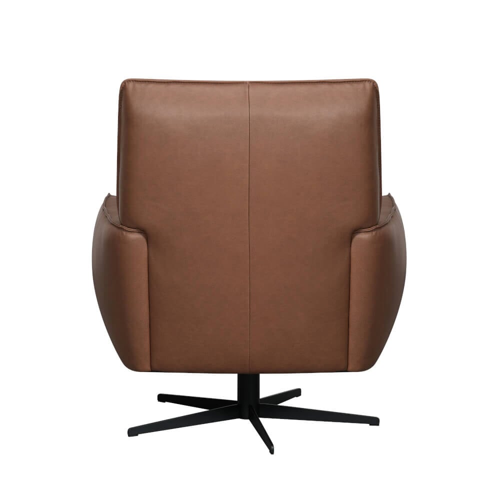 Coleman Leather Chair in Ranger Sedona leather - back view