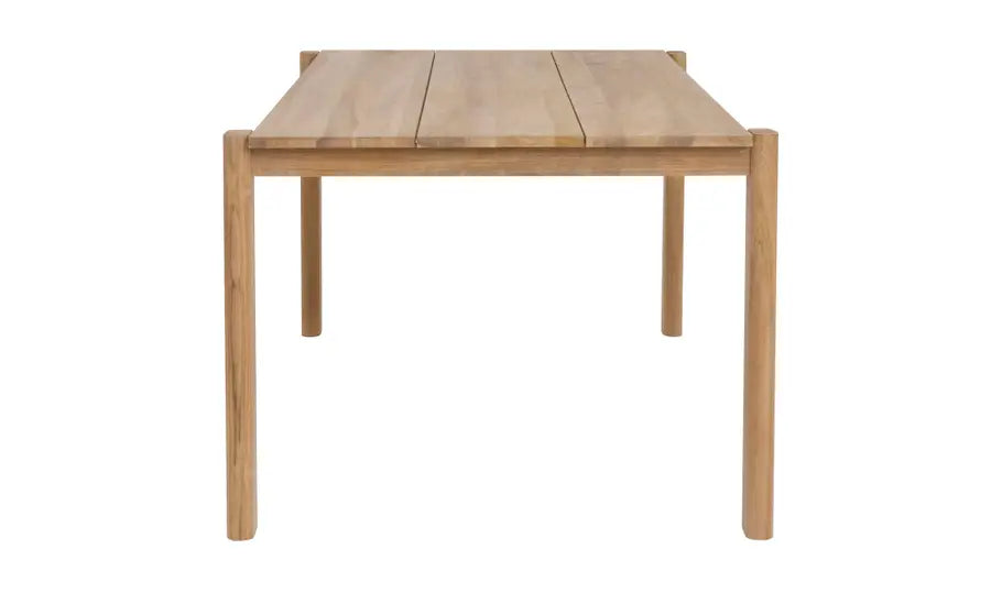 Tempo Outdoor Dining Table - side view
