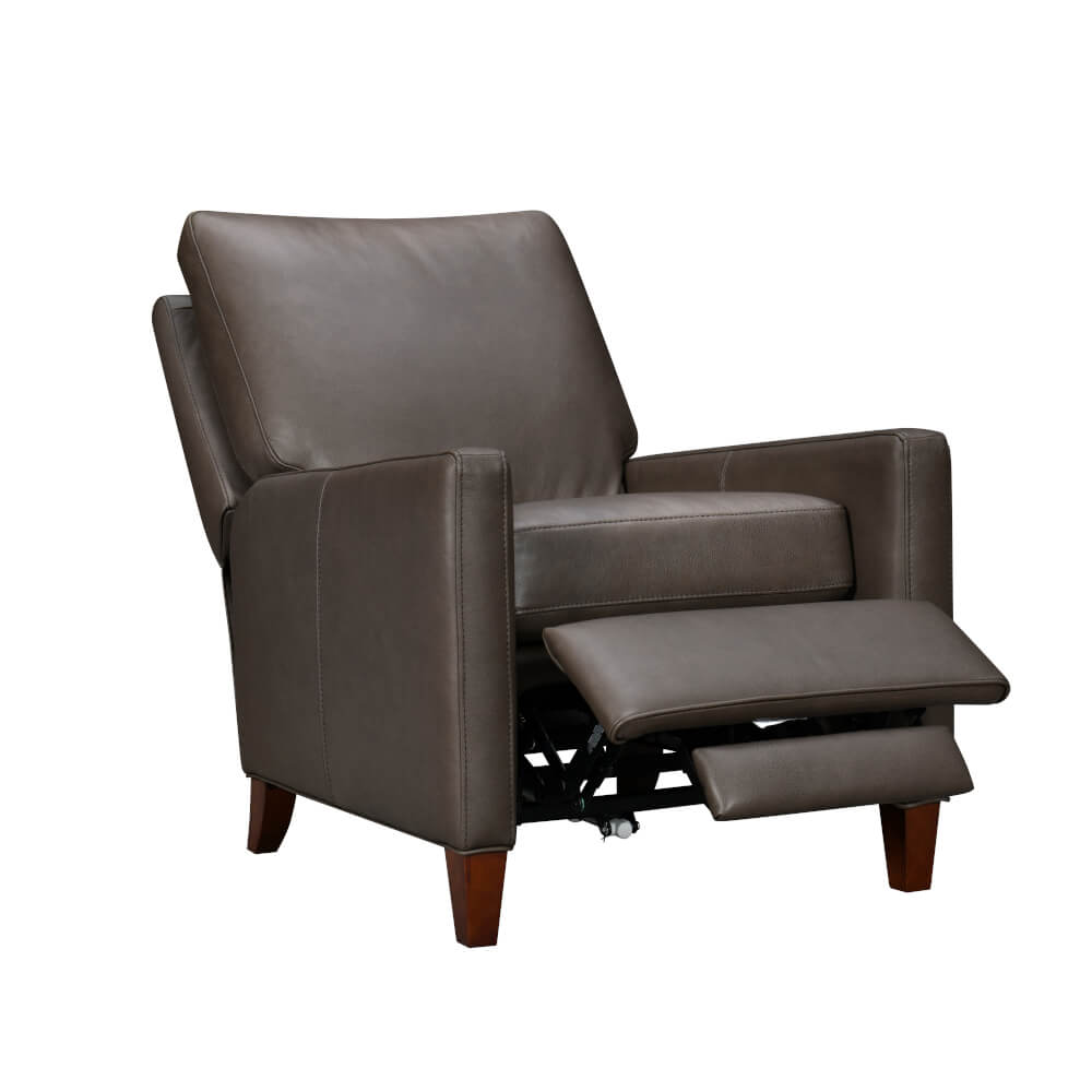 Devon Power Recliner Chair in Ranger Stout - shown partially reclined