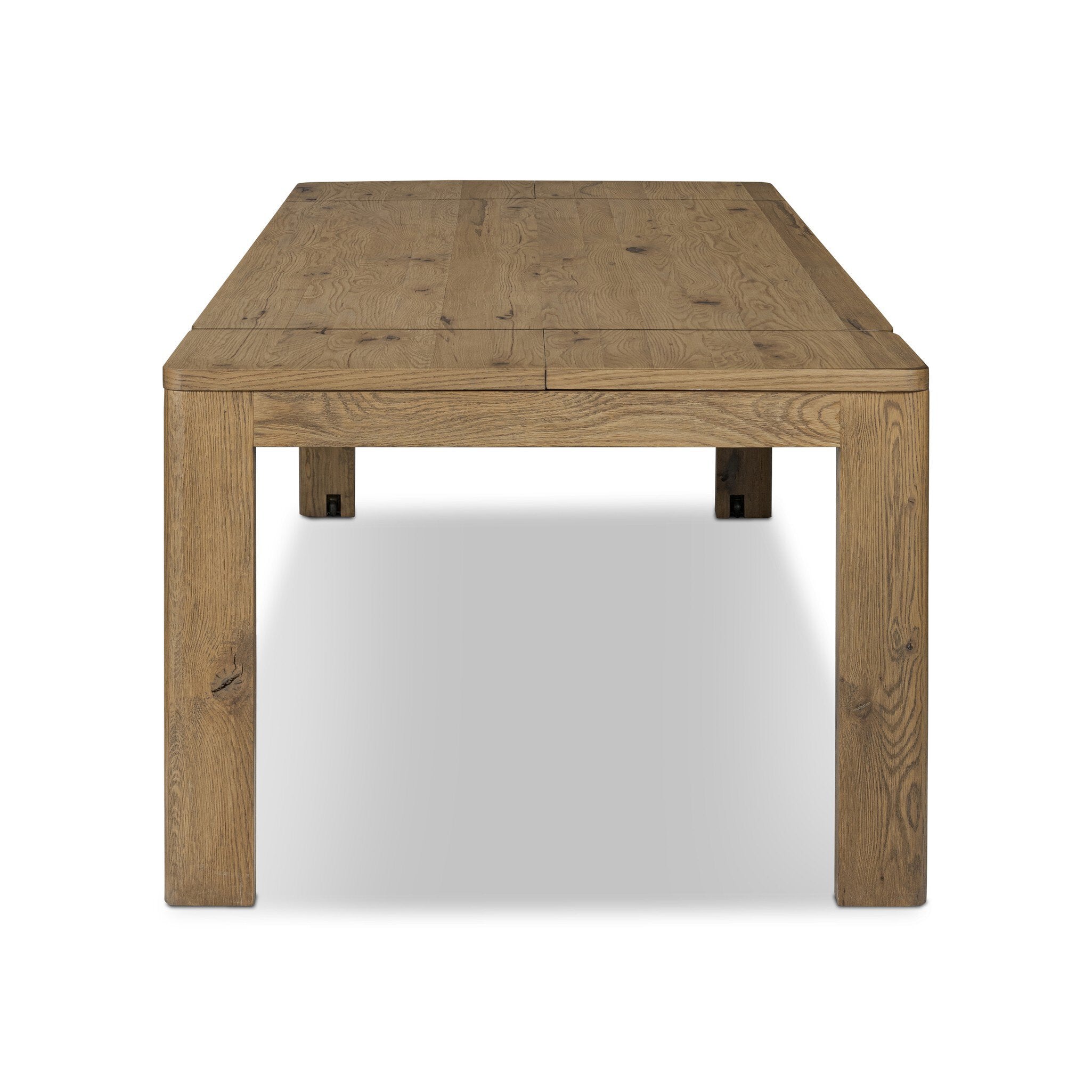 Noeline Double Extension Dining Table - side view