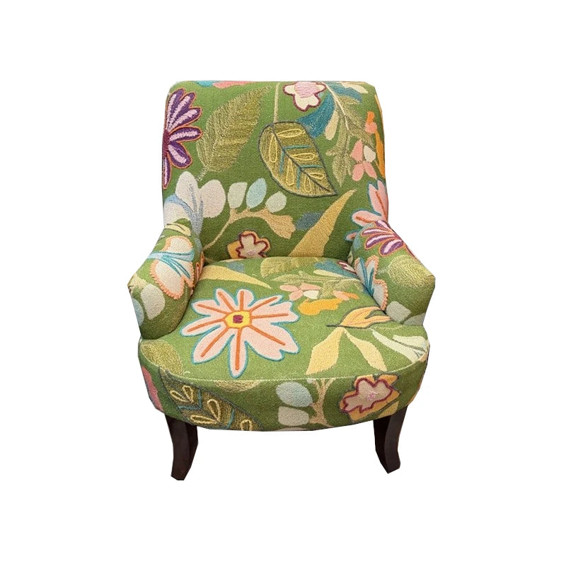Green Floral Accent Chair - available at the City Home Outlet