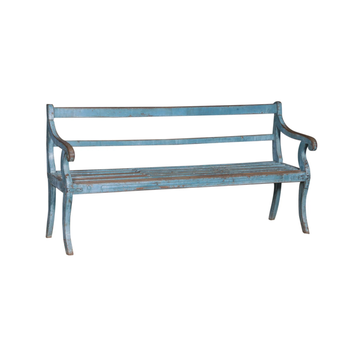 Handcrafted Painted Bench - shop handmade furniture at City Home