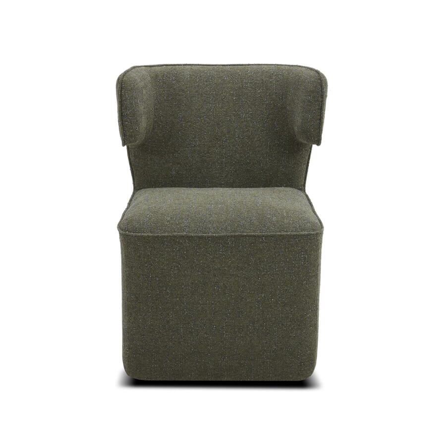 Madison Dining Chair in Flanigan Charcoal - front view