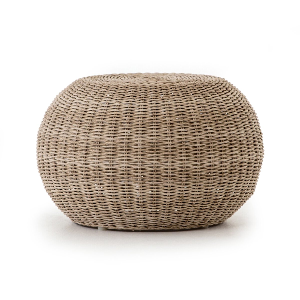 Phoenix Outdoor Accent Stool - woven accent stool available at City Home